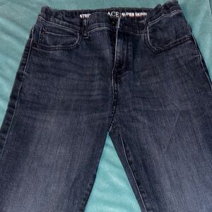 Place Super Skinny Jeans in Dark Blue Wash